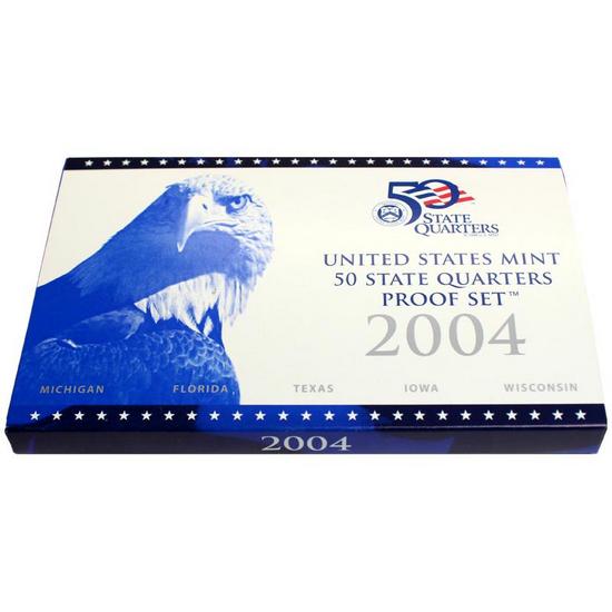 2004 OGP Box for United States Mint 50 State Quarters Proof Set