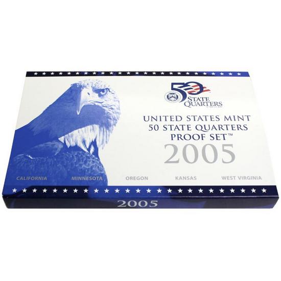 2005 OGP Box for United States Mint 50 State Quarters Proof Set