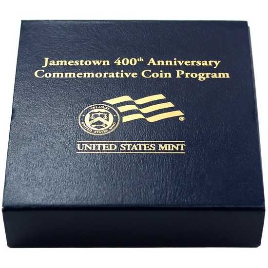 2007 OGP for Jamestown Proof Five Dollar Gold Commemorative Coin