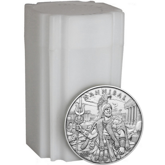 Hannibal Legendary Warriors Series 1oz .999 Silver Medallion 20pc