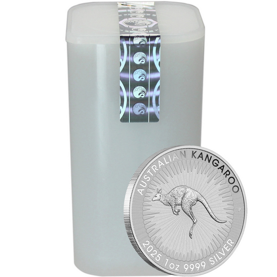 2025 P Australia Silver Kangaroo 1oz BU 25pc