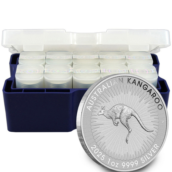 2025 P Australia Silver Kangaroo 1oz BU 250pc