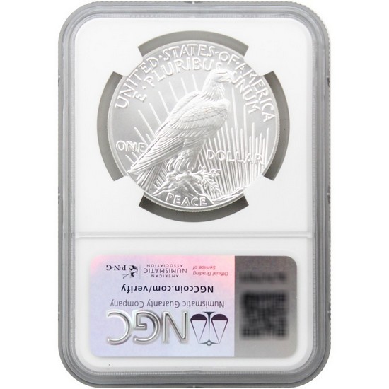 2023 Morgan and Peace Silver Dollar Set MS69 Early Releases NGC