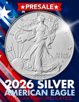 2026 Pre-Sale Silver American Eagle BU Coins 2026 Pre-Sale Silver American Eagle BU Coins